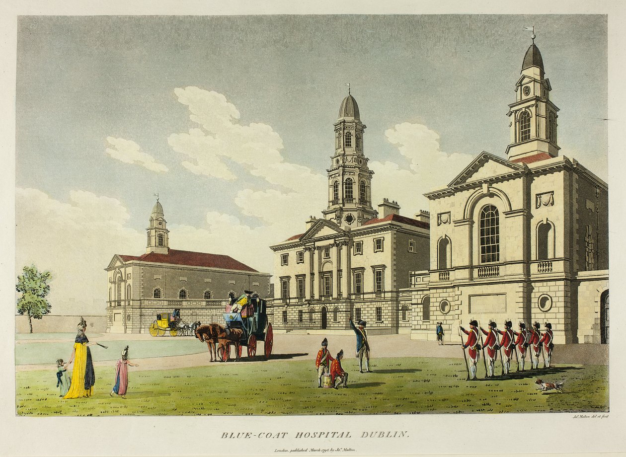 Hospital Blue-Coat, Dublin de James Malton