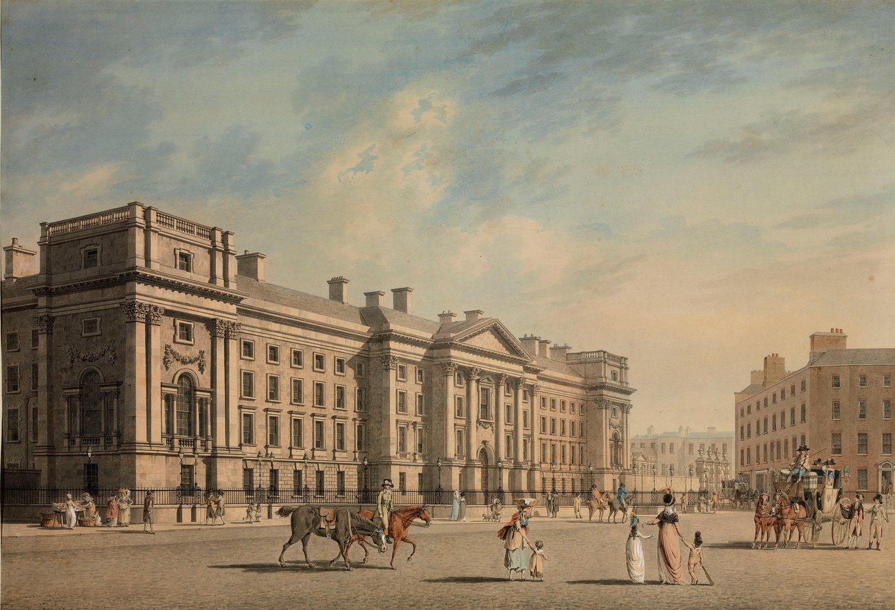 Trinity College, College Green, Dublim de James Malton