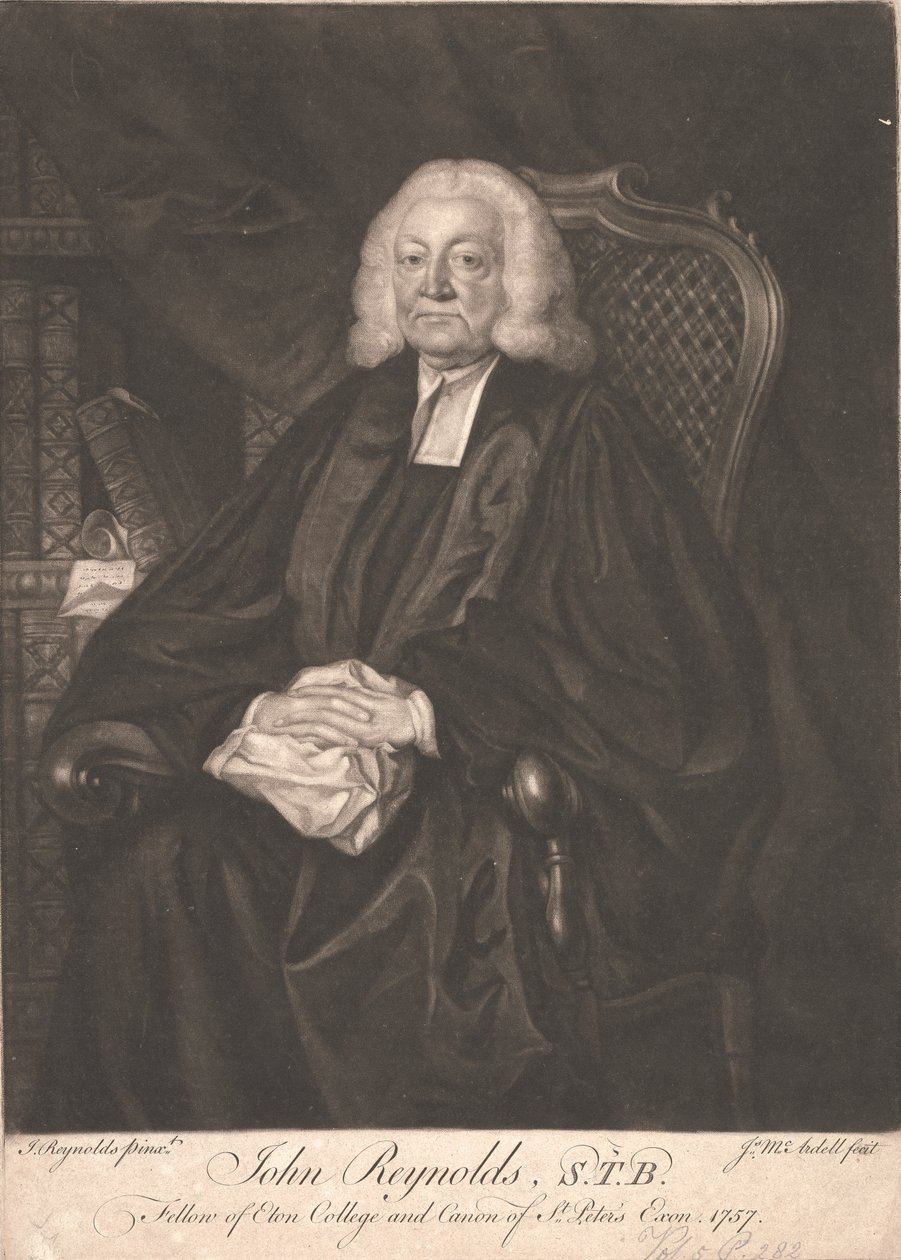 Dr. John Reynolds, S.T.B. de James McArdell