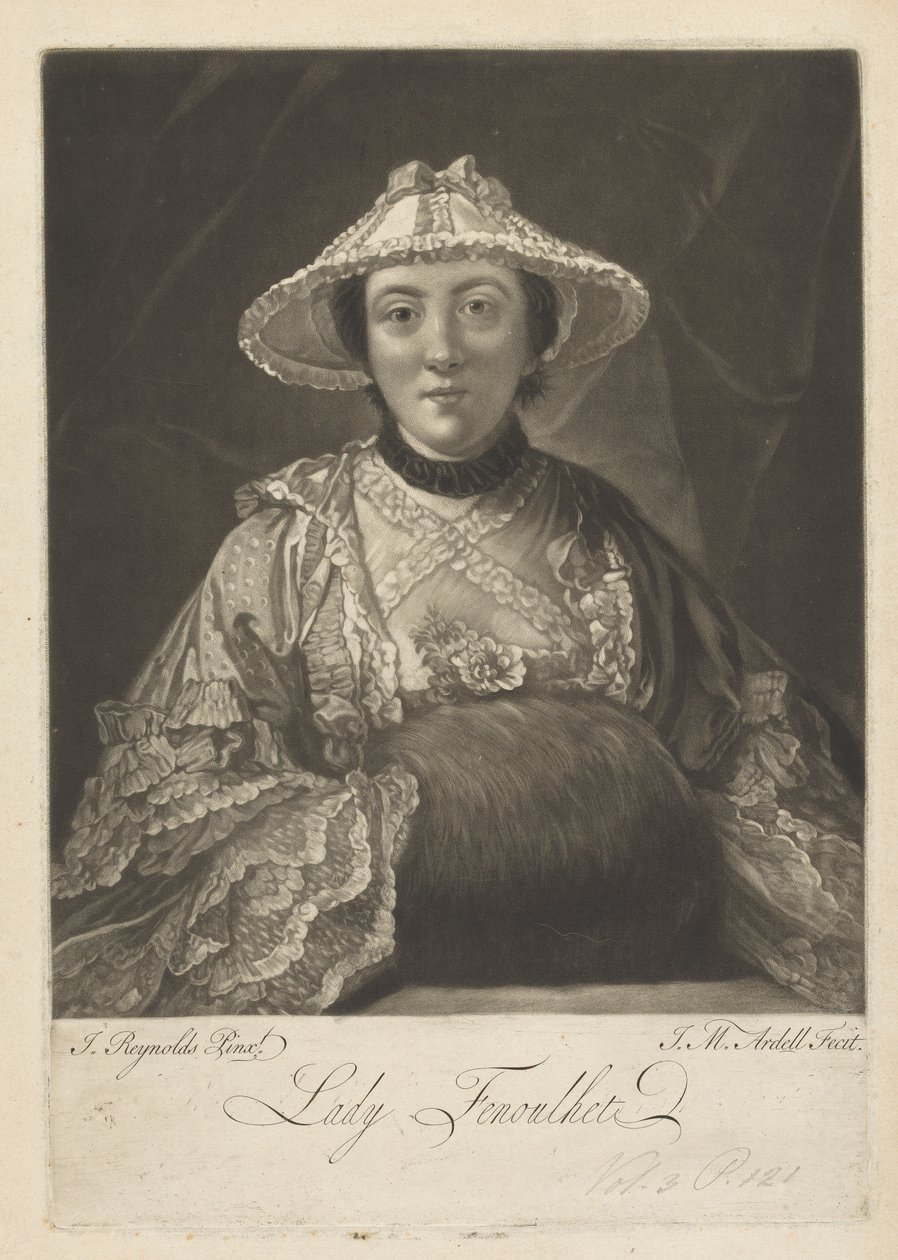 Lady Anne Fenoulhet (dia de solteira) de James McArdell