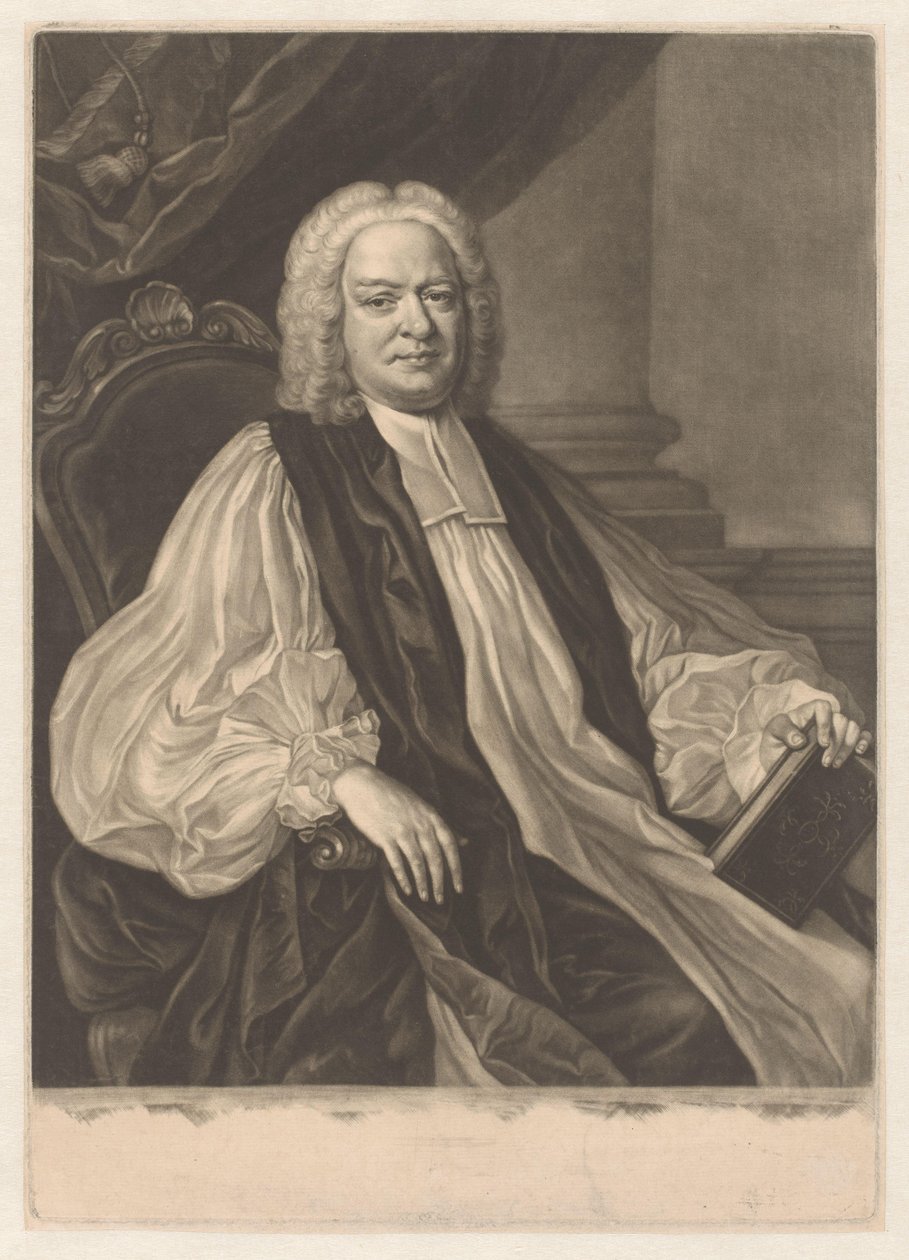 Retrato de Thomas Sherlock de James McArdell