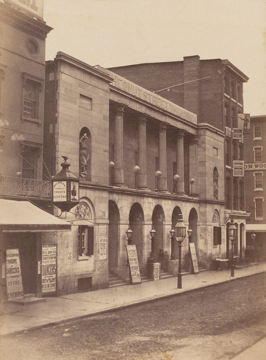 Chestnut Street Theatre, Filadélfia de James McClees