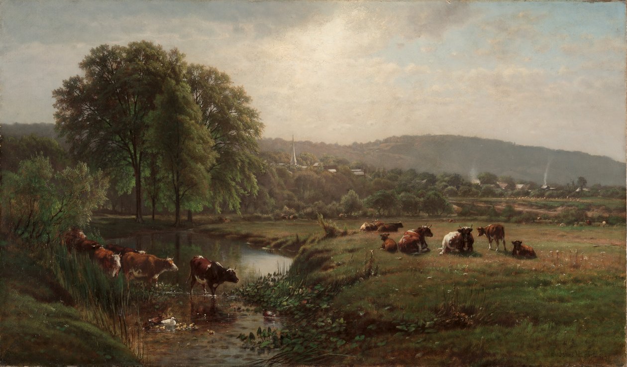 Manhã em Nova Inglaterra de James McDougal Hart