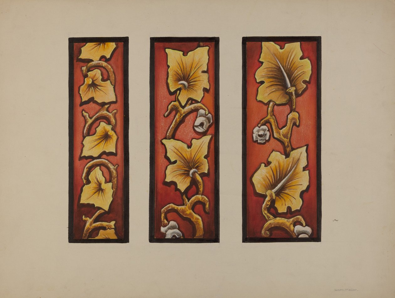 Vidro pintado, c. 1937. de James McLellan