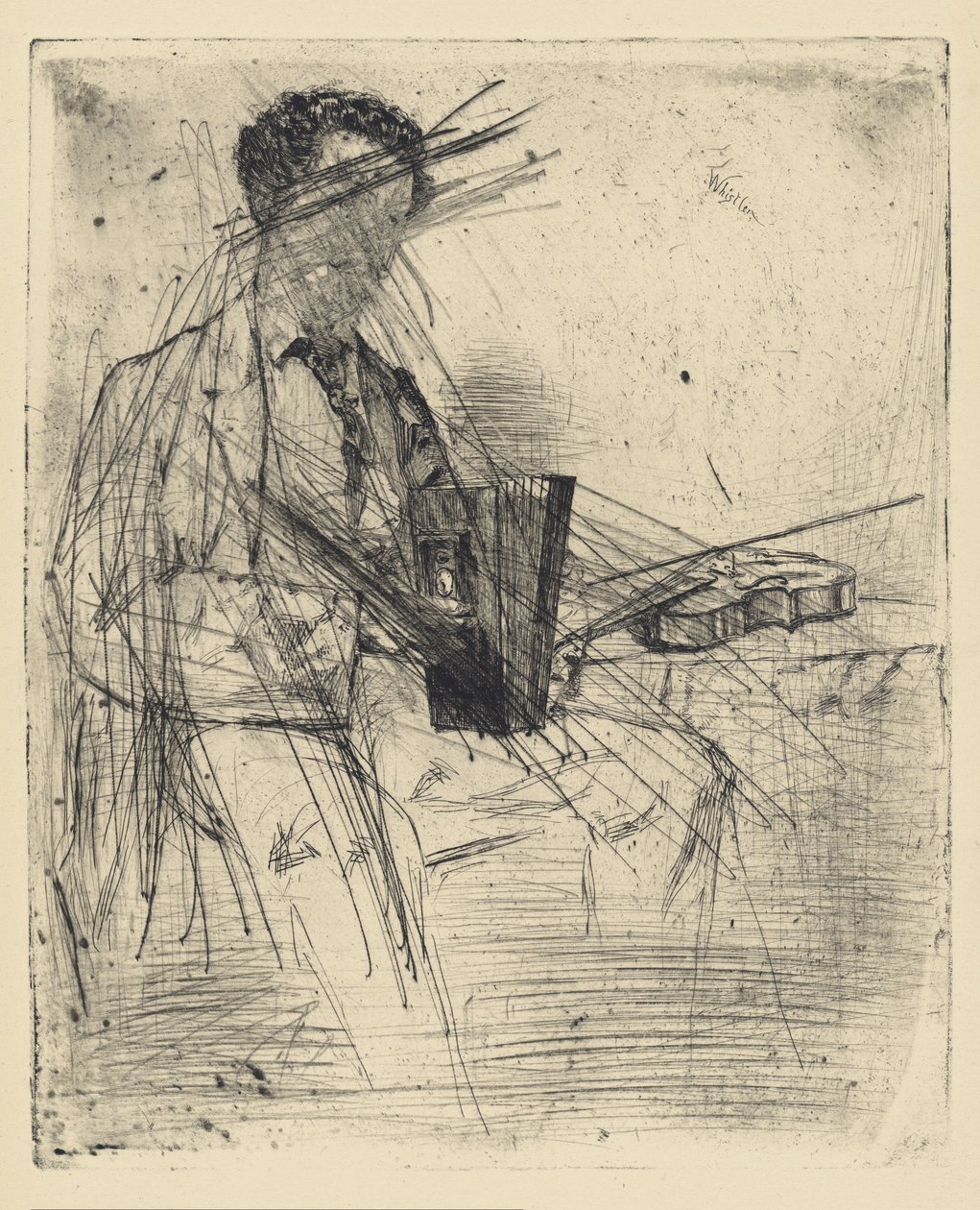 [76] Impressões de pratos cancelados por Whistler - Ross Winans. de James Abbott McNeill Whistler