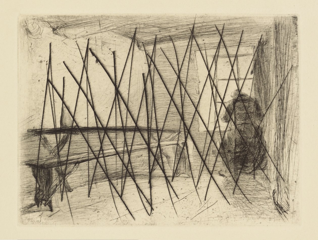 [76] Impressões de placas canceladas por Whistler - The Miser. de James Abbott McNeill Whistler