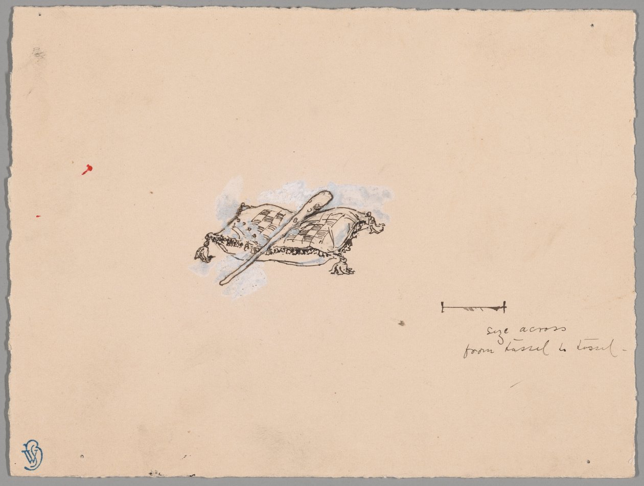 Um taco numa almofada de James McNeill Whistler