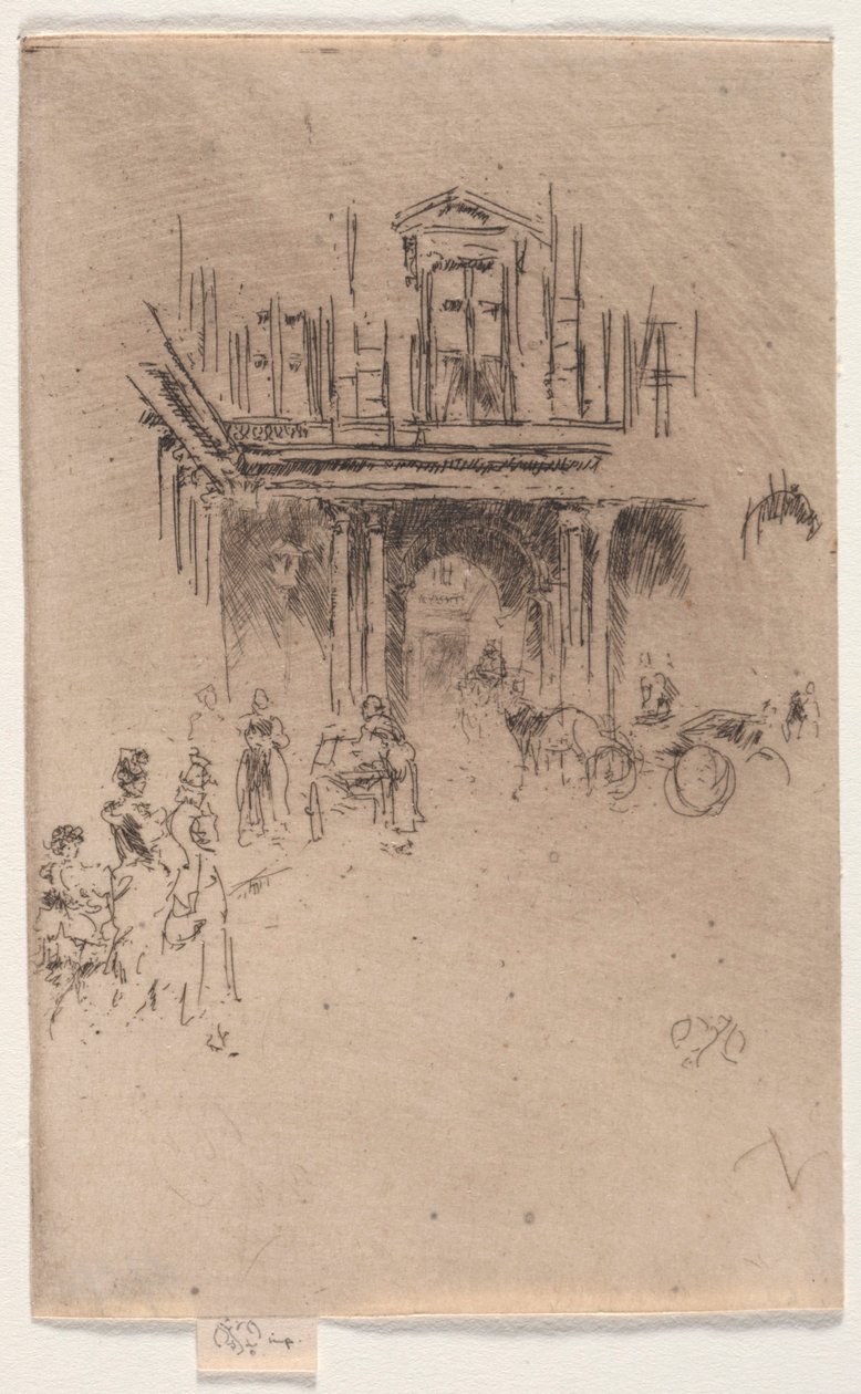 Um canto do Palais Royal de James McNeill Whistler