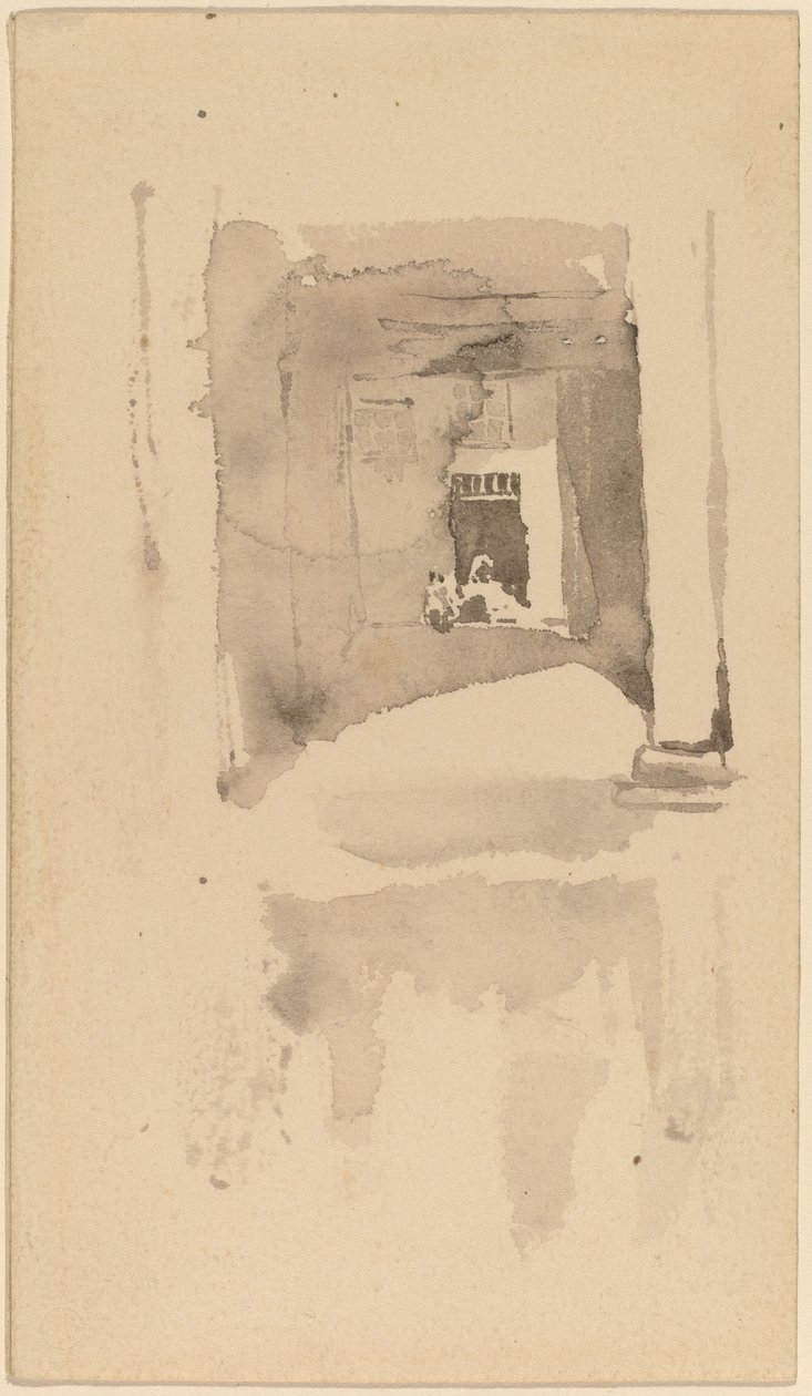 Uma entrada em Ajaccio de James Abbott McNeill Whistler