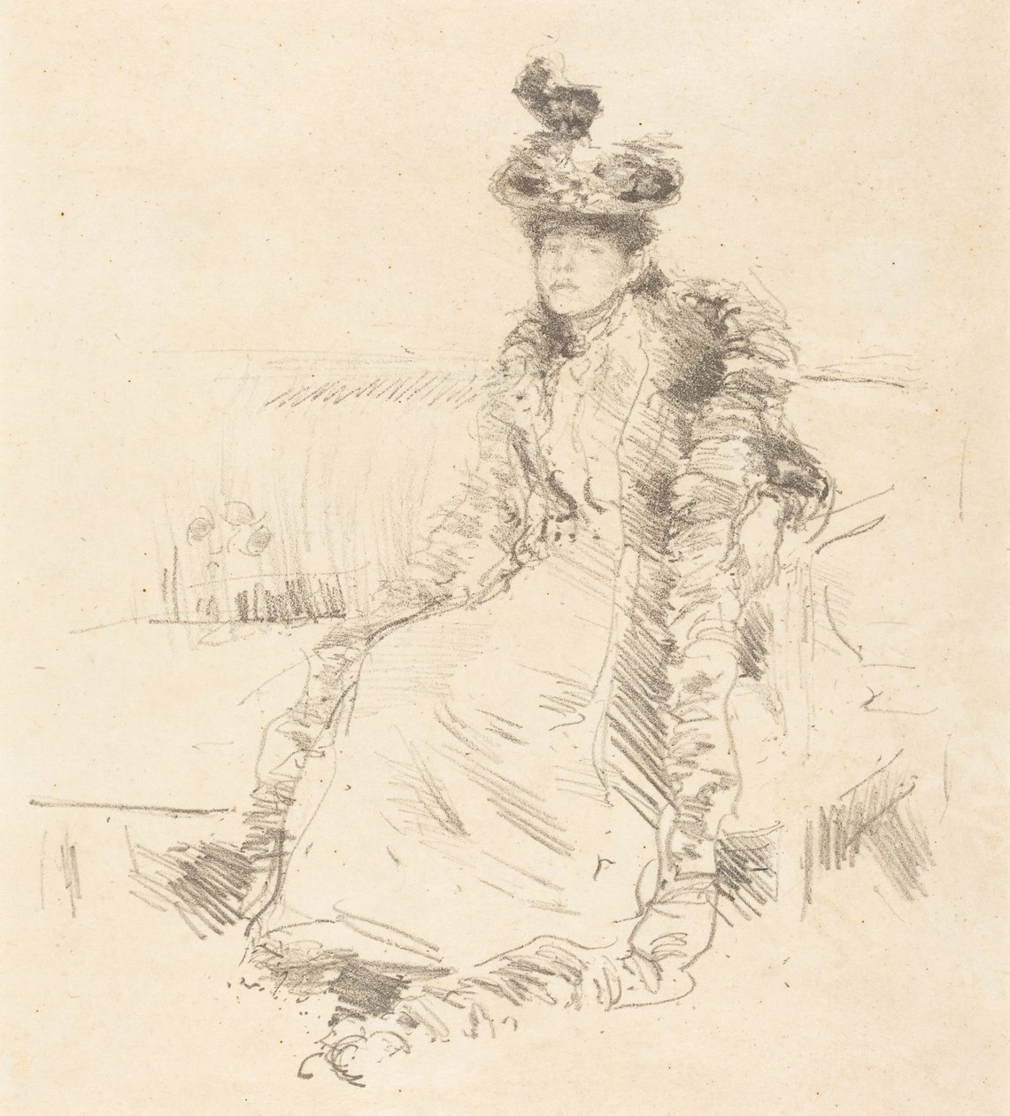 Uma Senhora Sentada de James McNeill Whistler