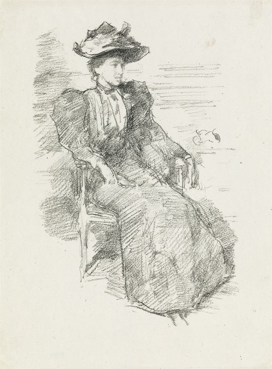 Um retrato: Mildred Howells de James Abbott McNeill Whistler