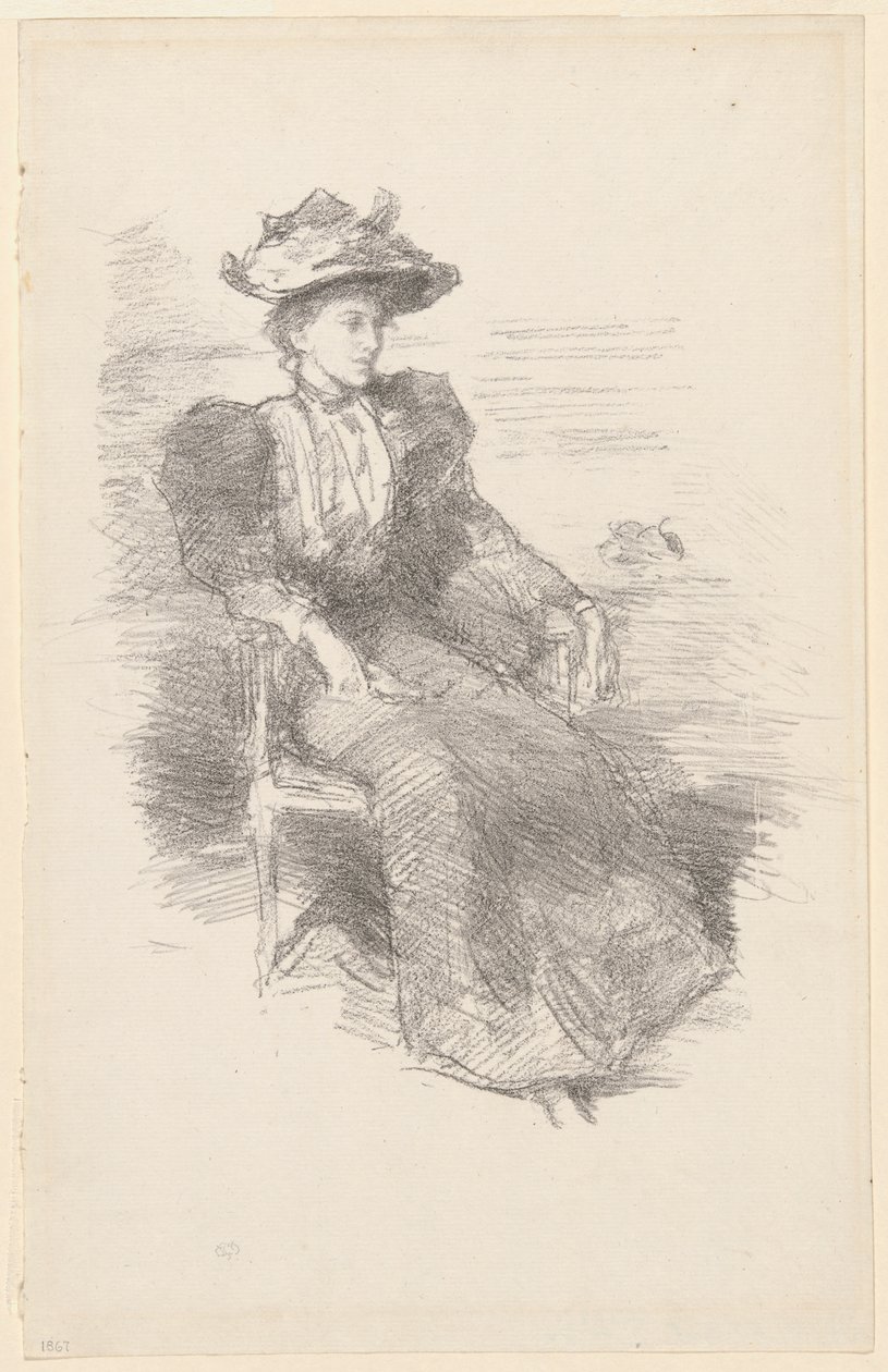 Um retrato: Mildred Howells de James Abbott McNeill Whistler