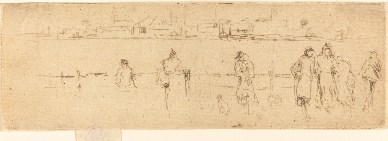 Um esboço no aterro de James Abbott McNeill Whistler