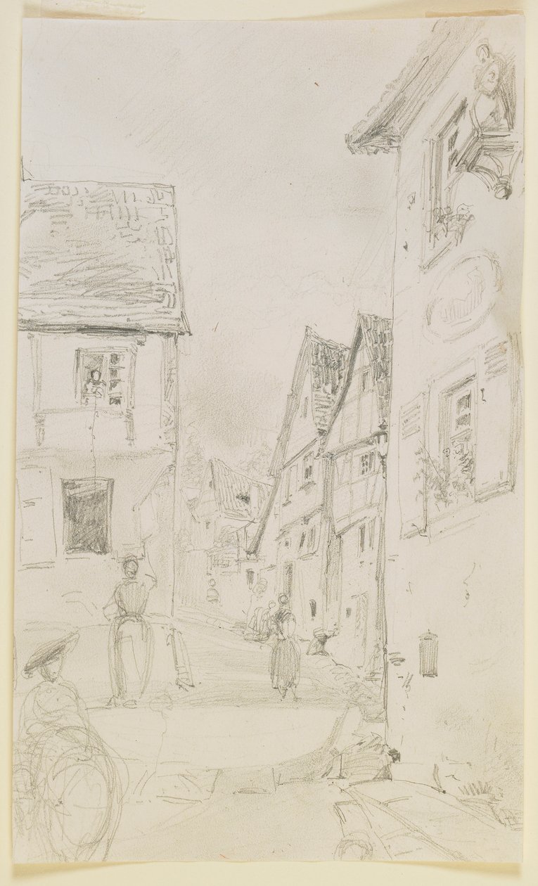Uma cena de rua de James Abbott McNeill Whistler