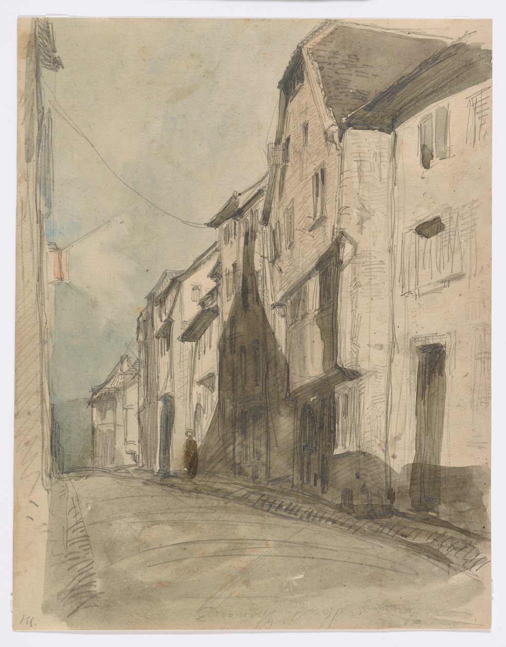 Uma rua em Saverne de James Abbott McNeill Whistler