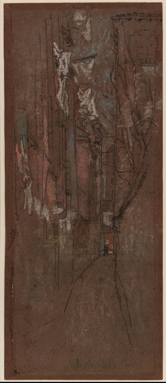 Uma rua em Veneza de James Abbott McNeill Whistler