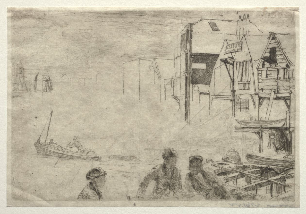 Um cais de James McNeill Whistler
