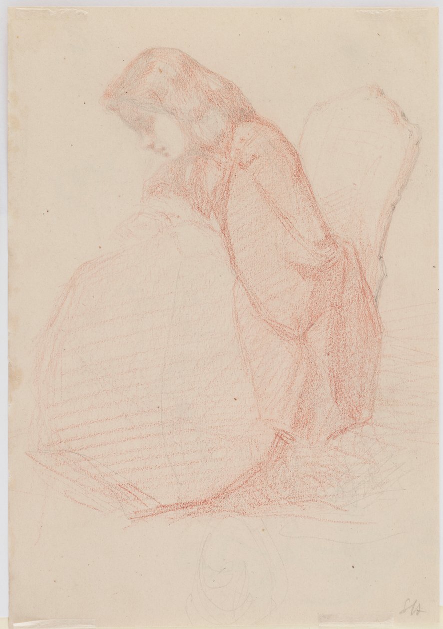 Um desenho frente e verso de Fumette e Palhaços Dançarinos de James Abbott McNeill Whistler