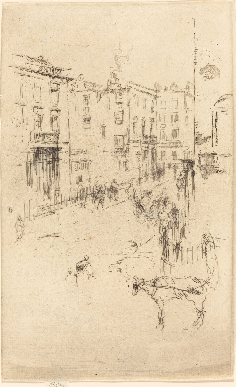 Rua Alderney de James Abbott McNeill Whistler