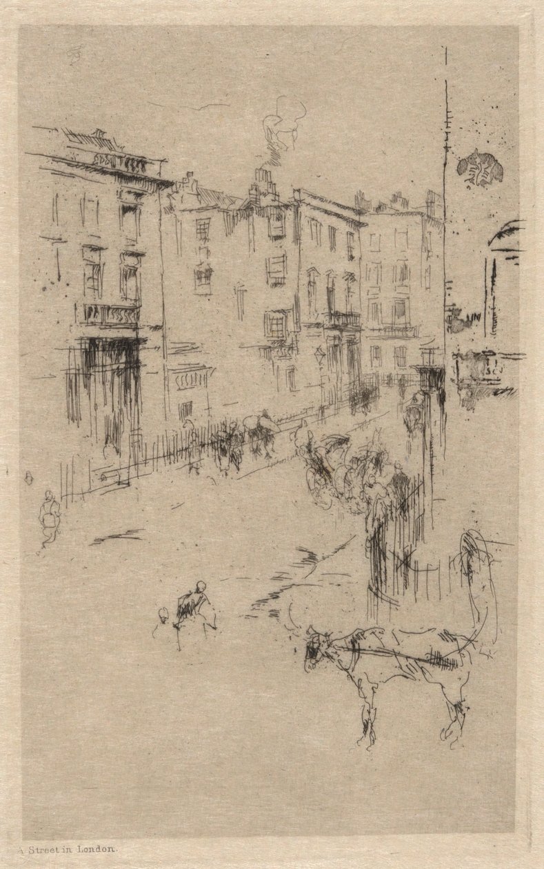 Rua Alderney de James Abbott McNeill Whistler