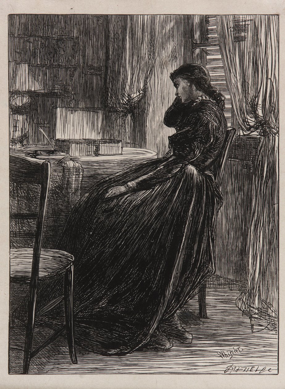 Uma ilustração para <em>O Sermão da Prova</em> de James Abbott McNeill Whistler