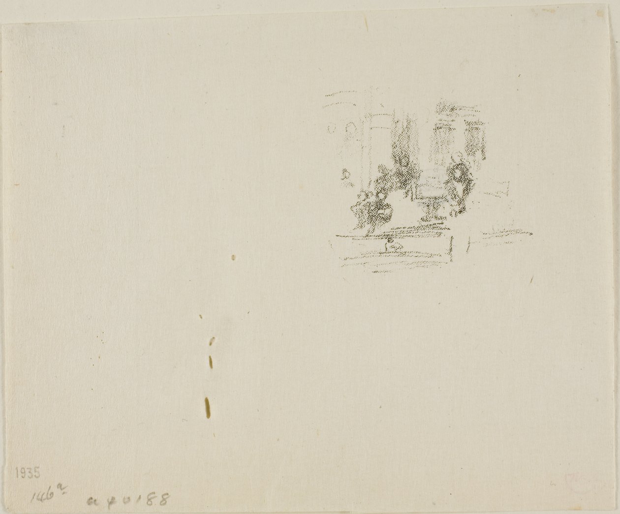 Um Interior de James Abbott McNeill Whistler
