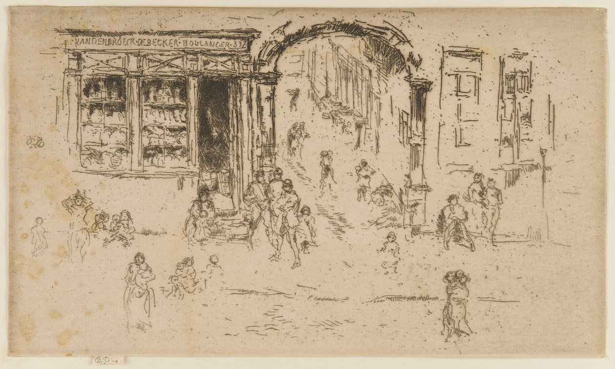 Arco, Bruxelas de James Abbott McNeill Whistler