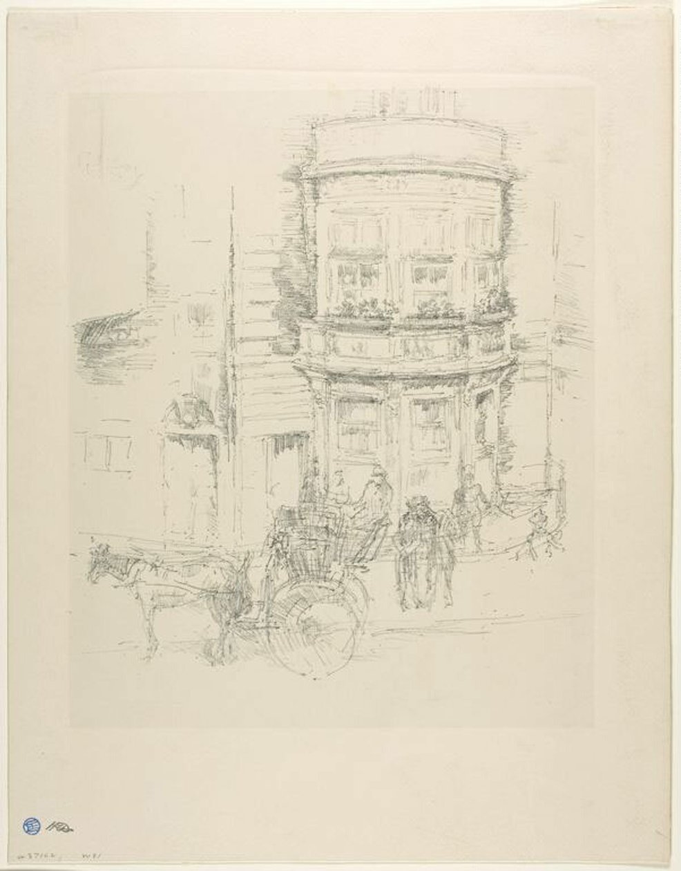 Parte de trás do Gaiety Theatre de James McNeill Whistler