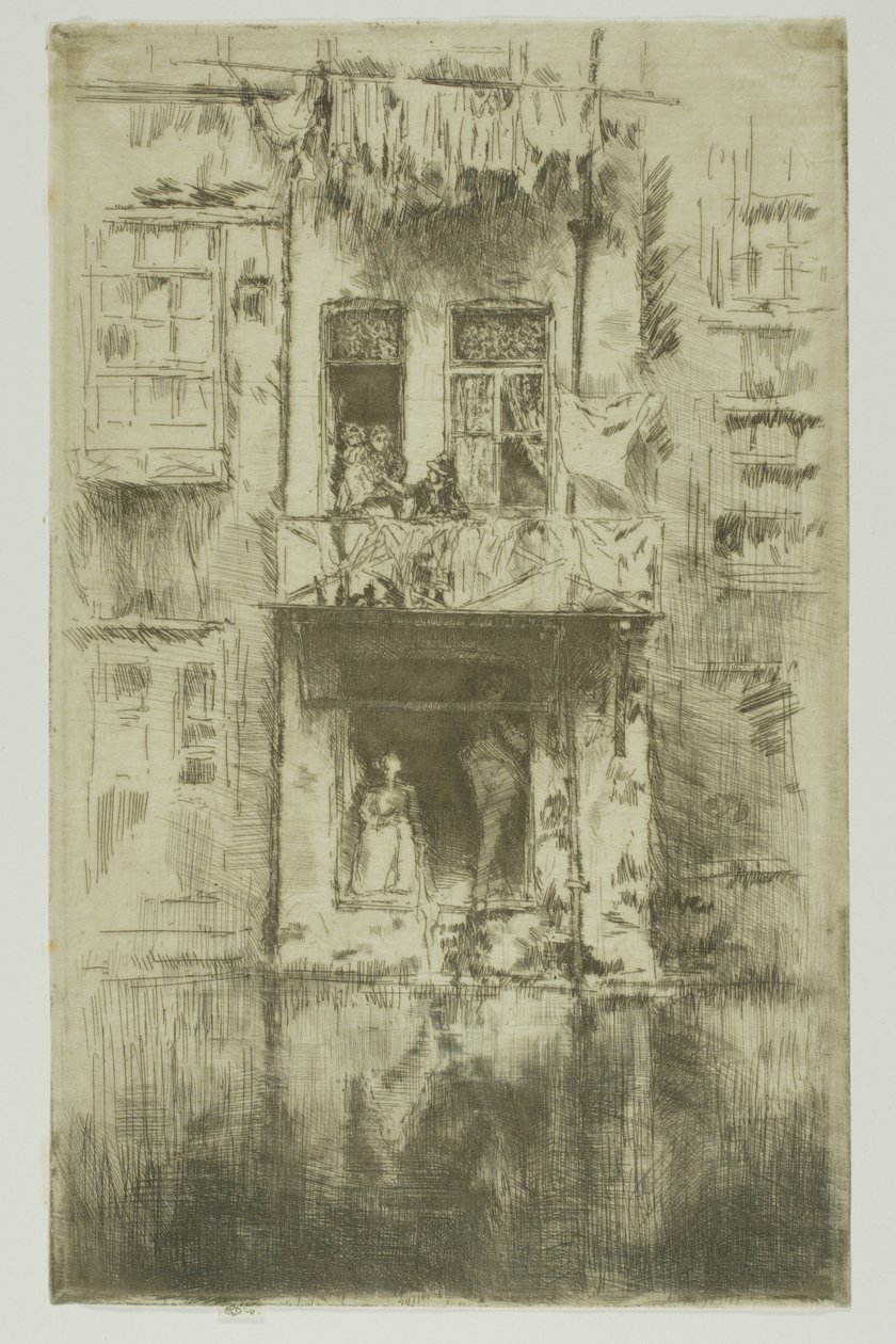 Varanda, Amsterdã de James Abbott McNeill Whistler