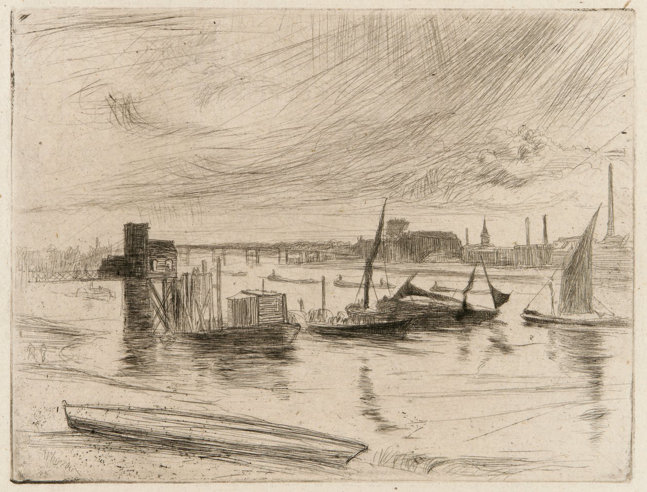 Battersea Dawn (Cadogan Pier) de James Abbott McNeill Whistler