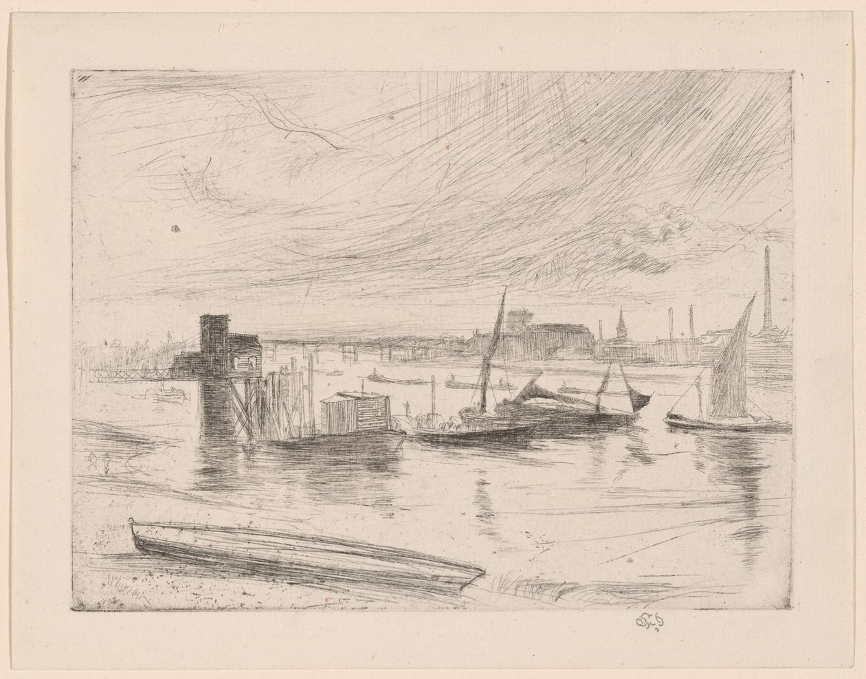 Battersea Dawn (Cais de Cadogan) de James McNeill Whistler