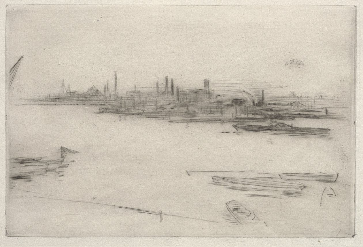 Battersea:  Amanhecer de James McNeill Whistler
