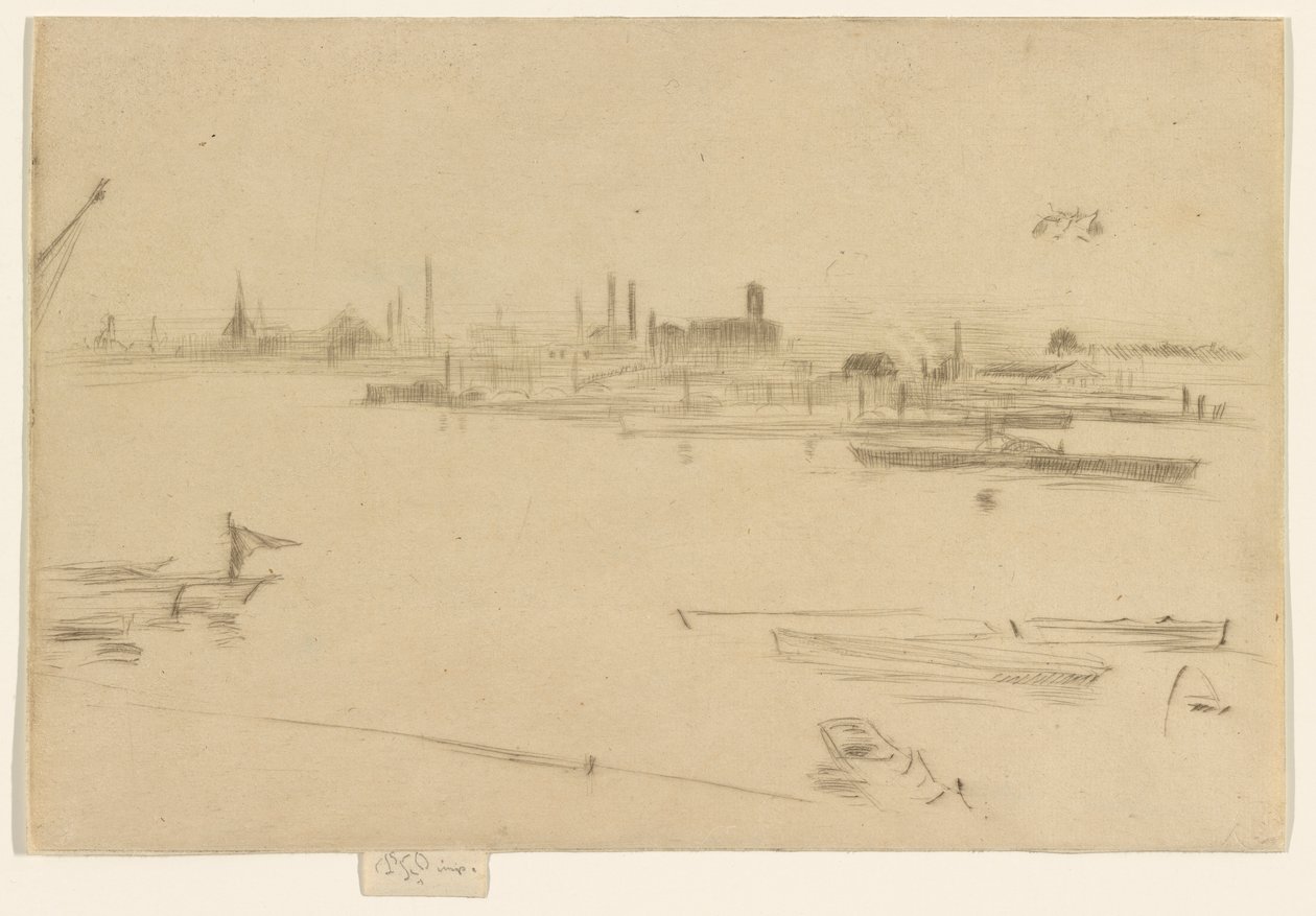 Battersea Manhã de James Abbott McNeill Whistler