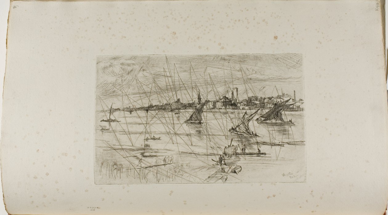 Alcance de Battersea de James Abbott McNeill Whistler