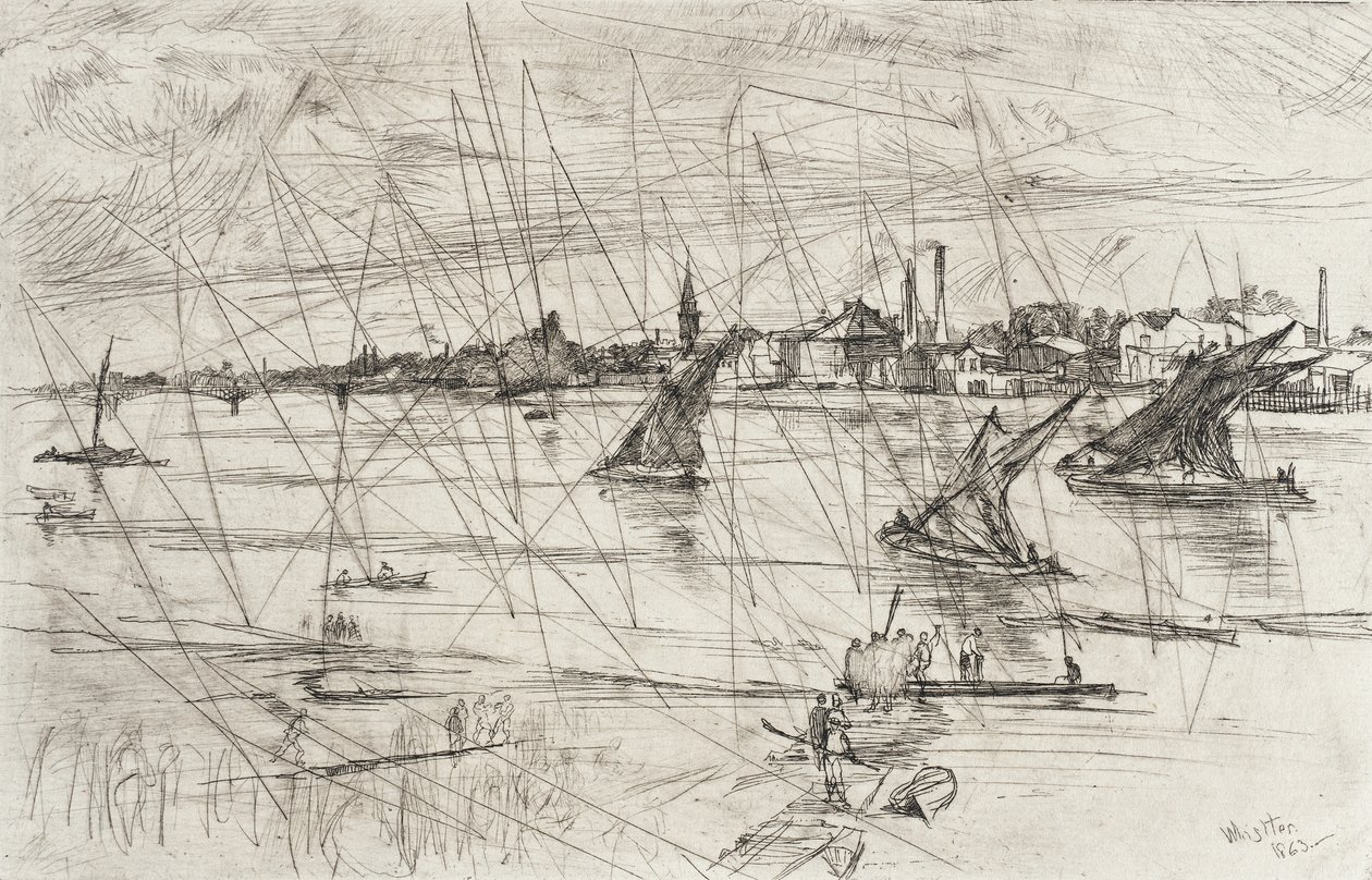 Battersea Reach de James McNeill Whistler