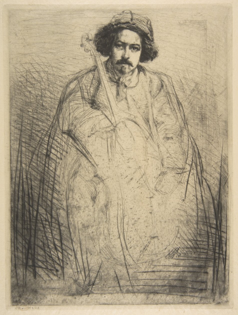 Becquet (J. Becquet, escultor) de James McNeill Whistler