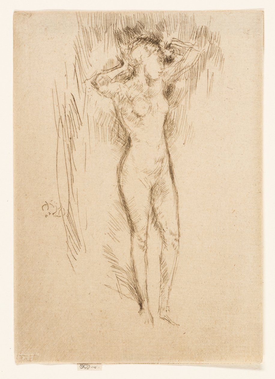 Amarrando o cabelo de James Abbott McNeill Whistler