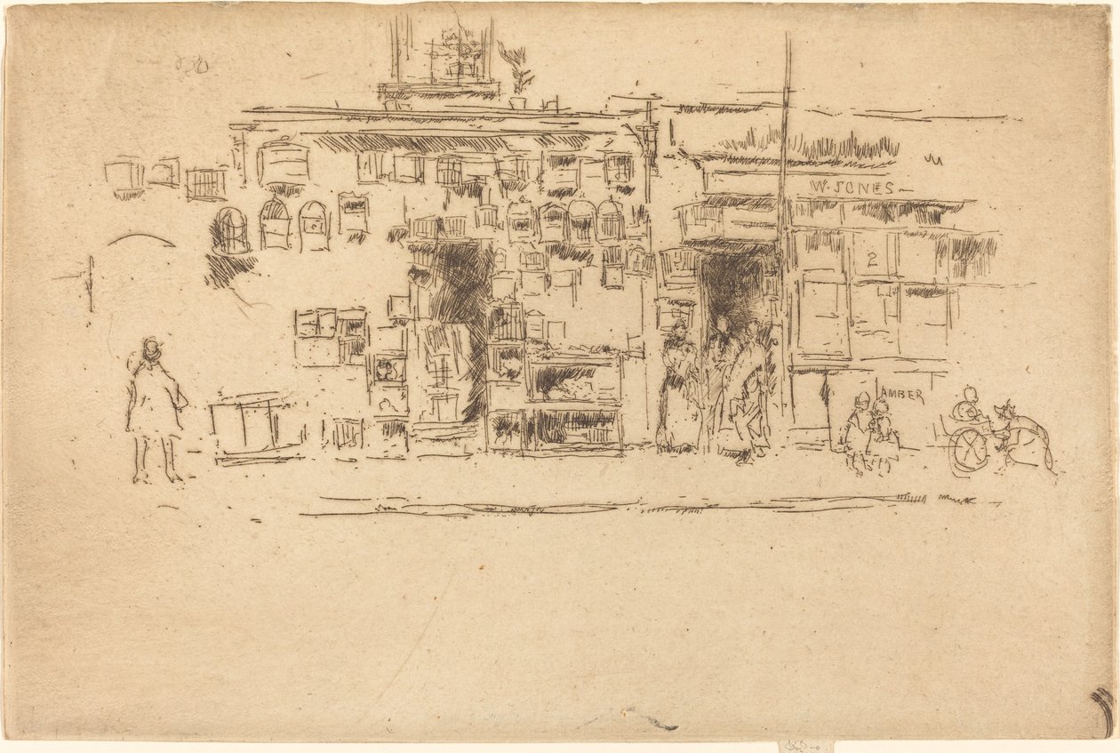 Gaiolas de pássaros Chelsea de James Abbott McNeill Whistler