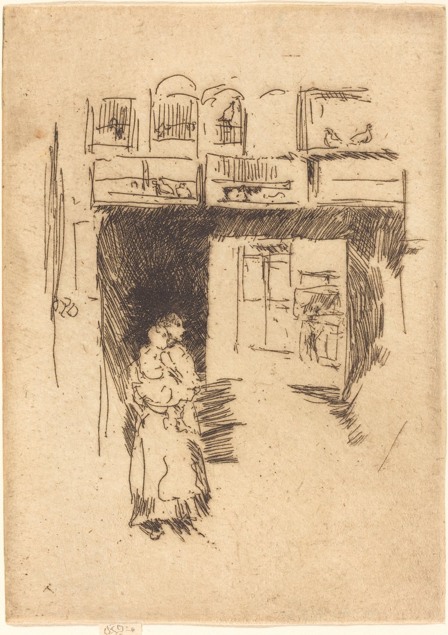 Gaiolas para pássaros, Drury Lane de James Abbott McNeill Whistler