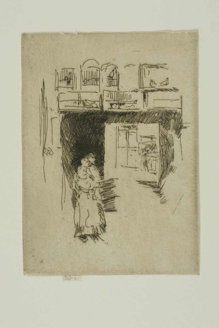 Loja de Pássaros - Sete Mostradores de James Abbott McNeill Whistler