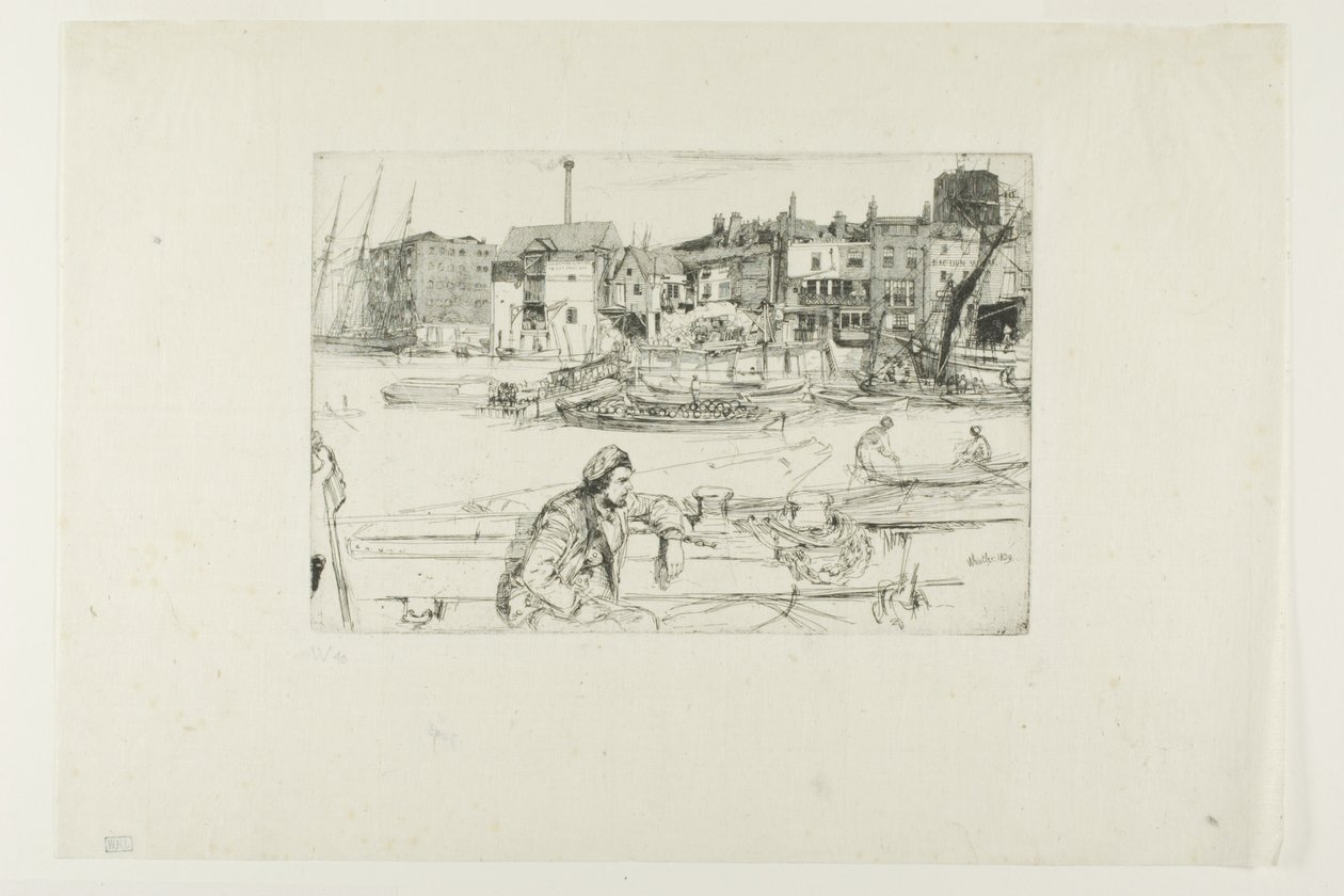 Cais do Leão Negro de James McNeill Whistler