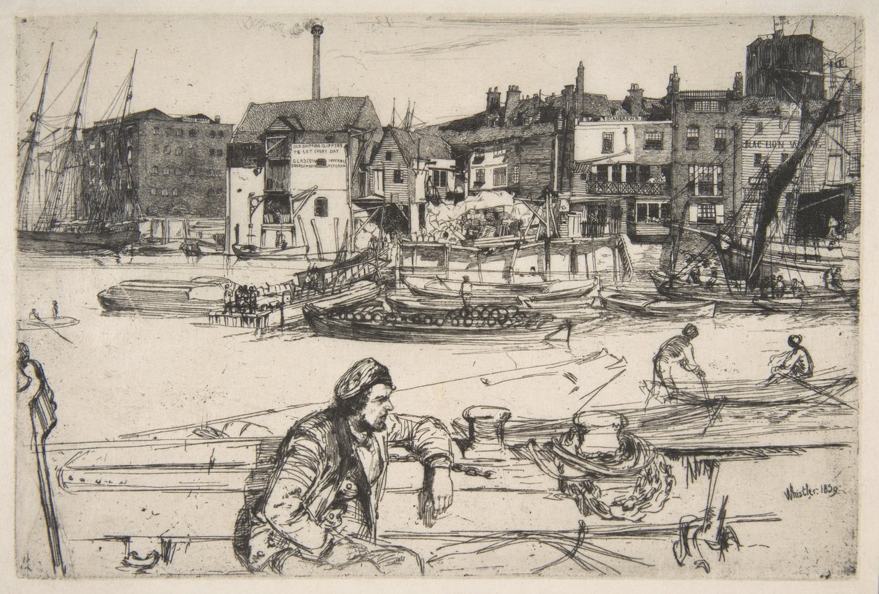Cais do Leão Negro de James McNeill Whistler