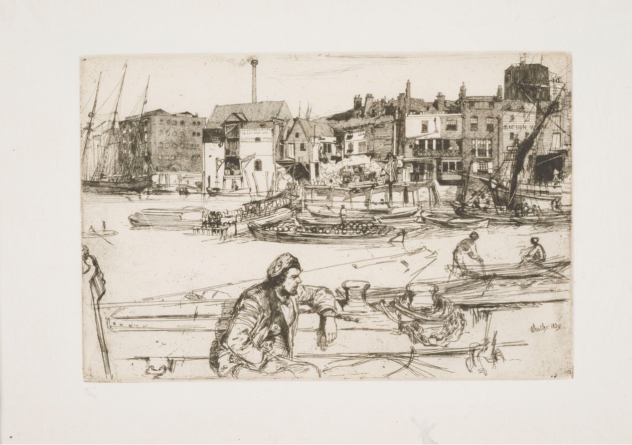 Cais do Leão Negro de James McNeill Whistler
