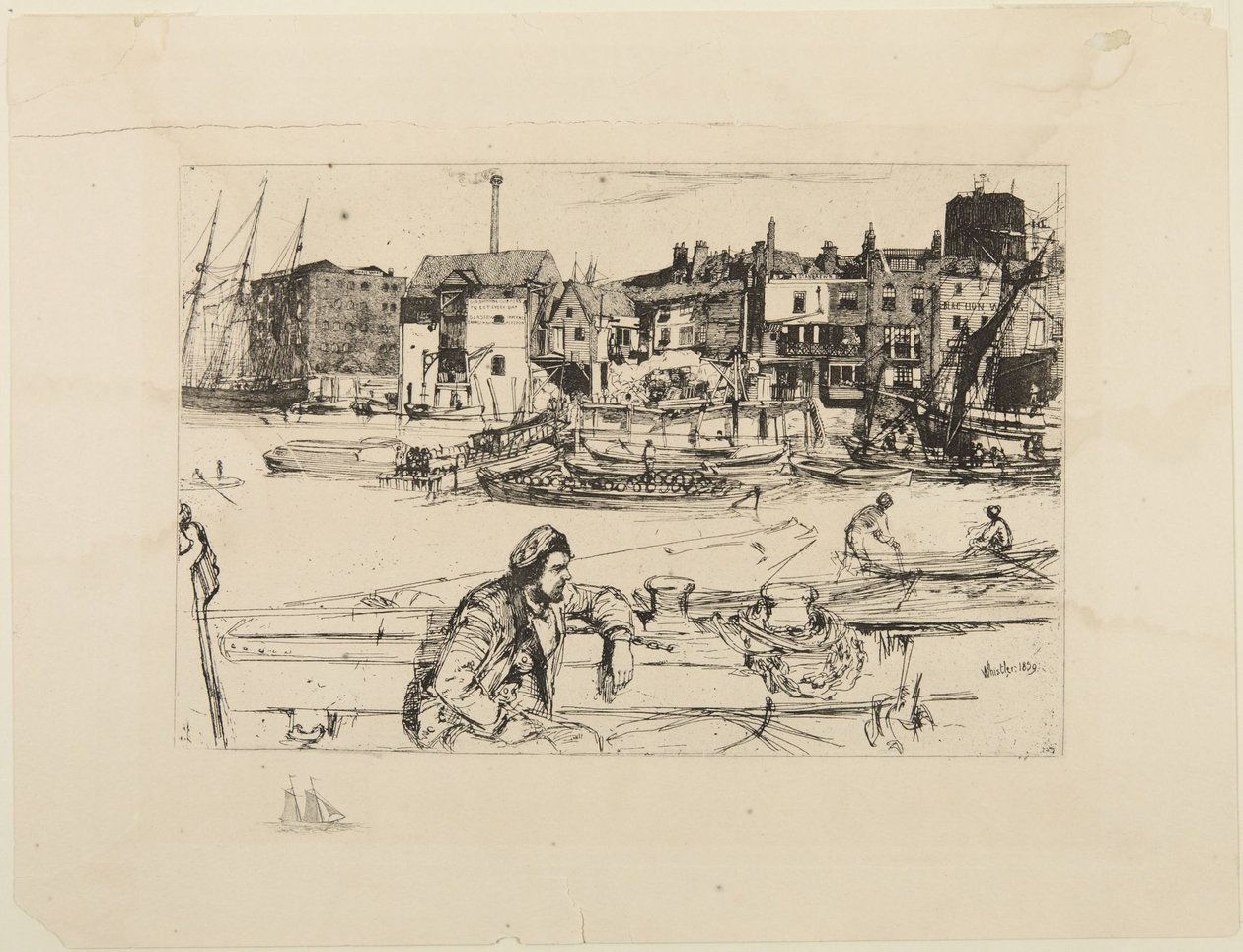 Cais do Leão Negro de James McNeill Whistler