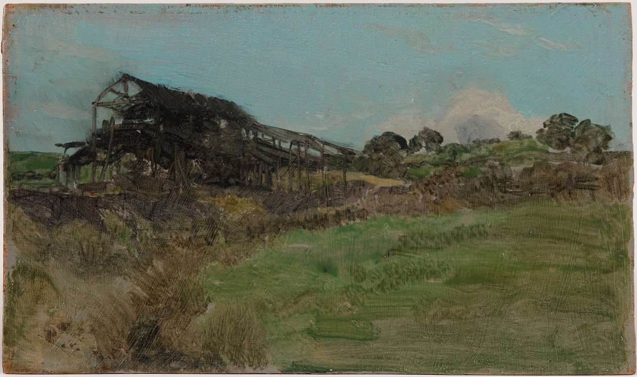 Azul e Esmeralda: Mina de Carvão de James Abbott McNeill Whistler