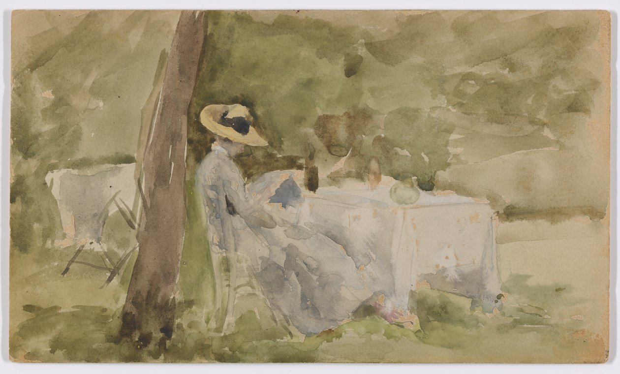 Café da manhã no jardim de James Abbott McNeill Whistler