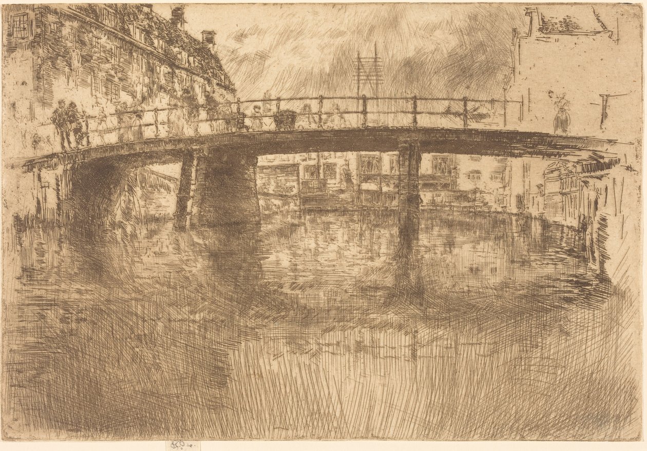 Bridge, Amesterdão de James McNeill Whistler