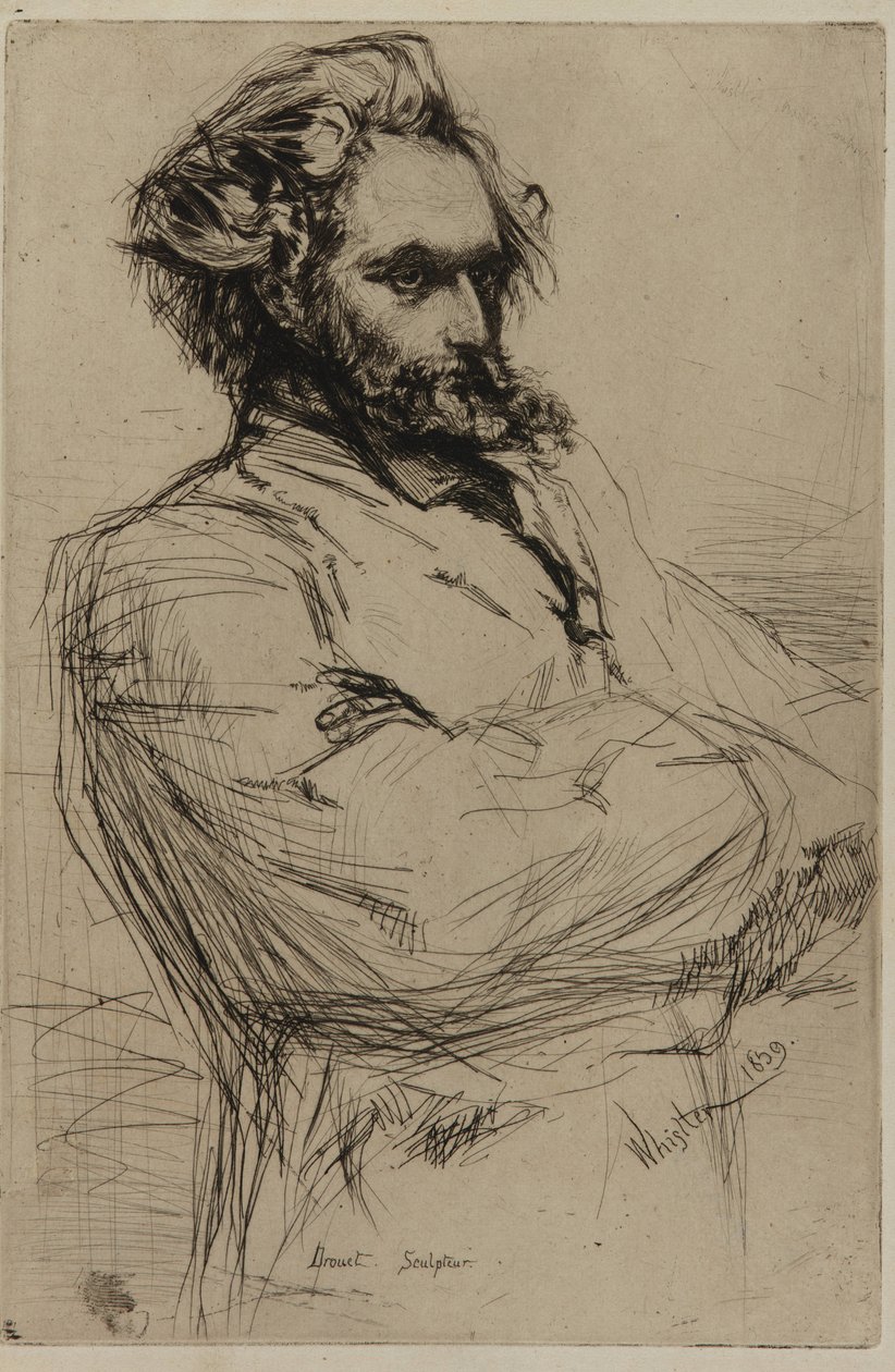 C.L. Drouet, Escultor de James Abbott McNeill Whistler
