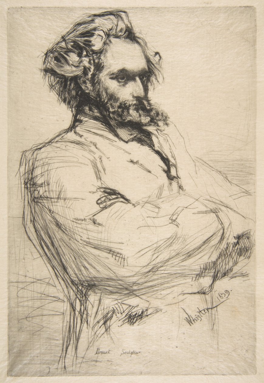 C.L. Drouet, Escultor de James McNeill Whistler