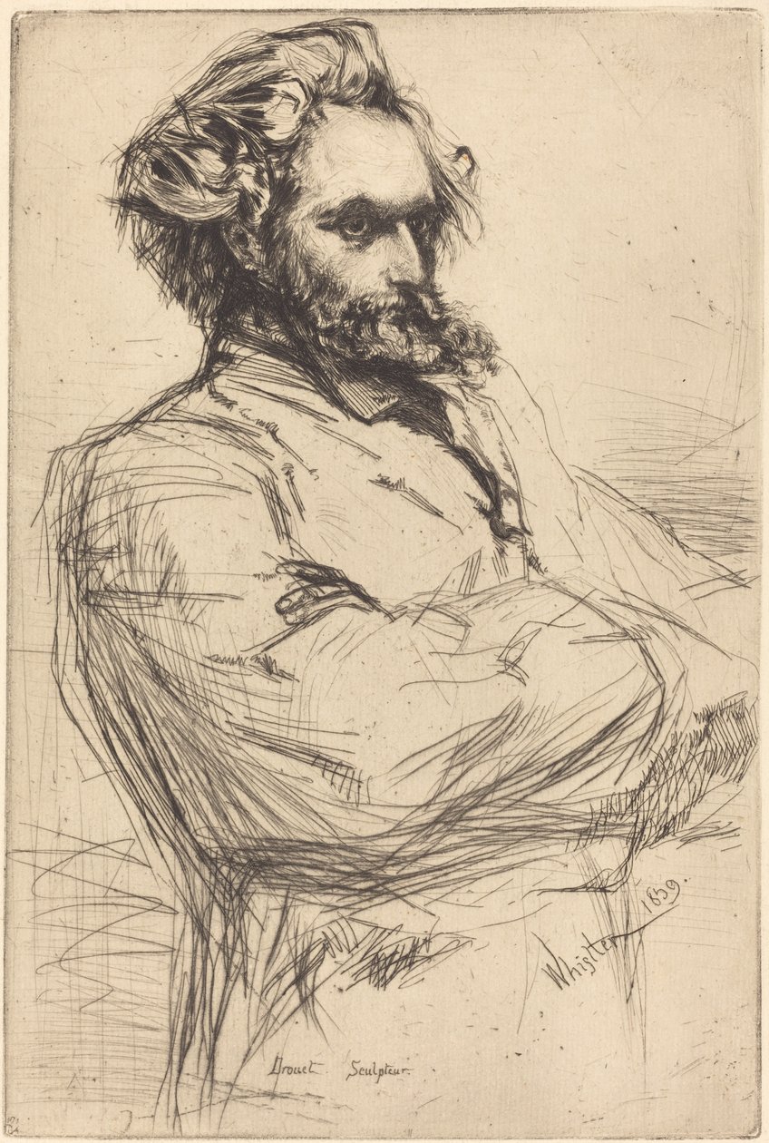 C.L. Drouet, Escultor de James Abbott McNeill Whistler
